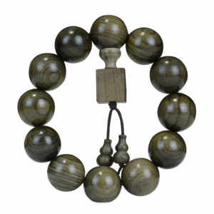 Golden Thread Nanmu Ebony Bracelet, Wooden Jewelry Bracelet
