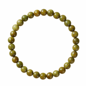 Green Sandalwood Bracelet, Meditation Buddha Bead Bracelet