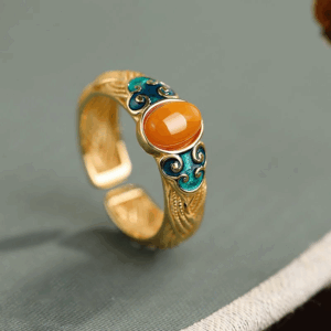Adjustable Ring in the Style of Ancient Chinese Imperial Courts​