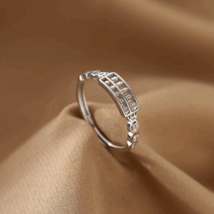 S925 Sterling Silver Copper Coin Ring for Attracting Wealth and Good Fortune​