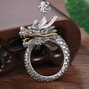 The Coiled Dragon Ring is a Powerful and Ancient Adjustable Ring